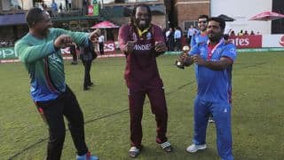 Watch: Chris Gayle, Mohammad Shahzad dance to 'champion' song after Afghanistan clinch World Cup Qualifiers 2018